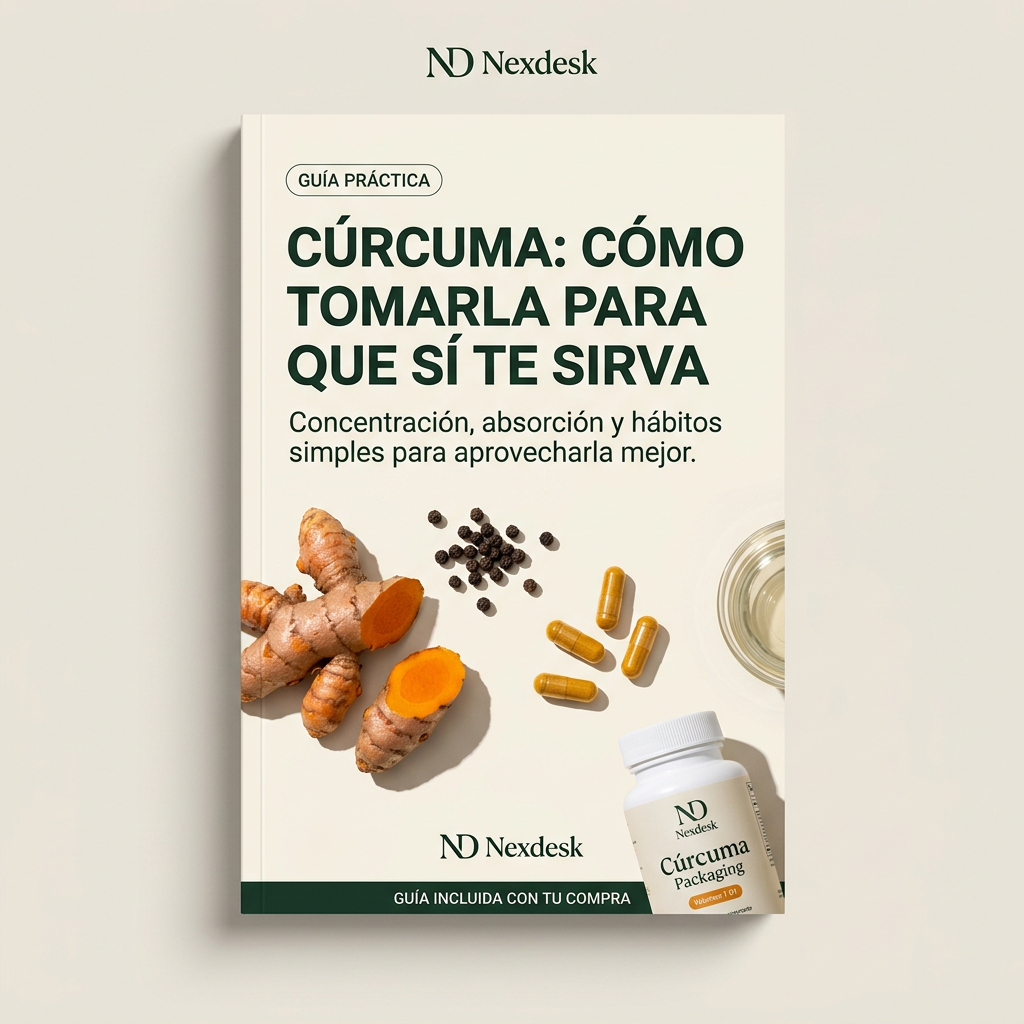 Ebook "Cúrcuma: cómo tomarla bien"