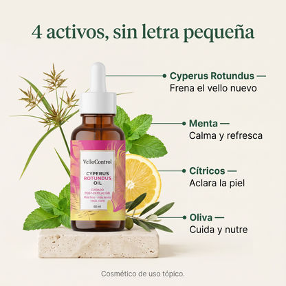 VelloControl™  Aceite Reductor de Vello