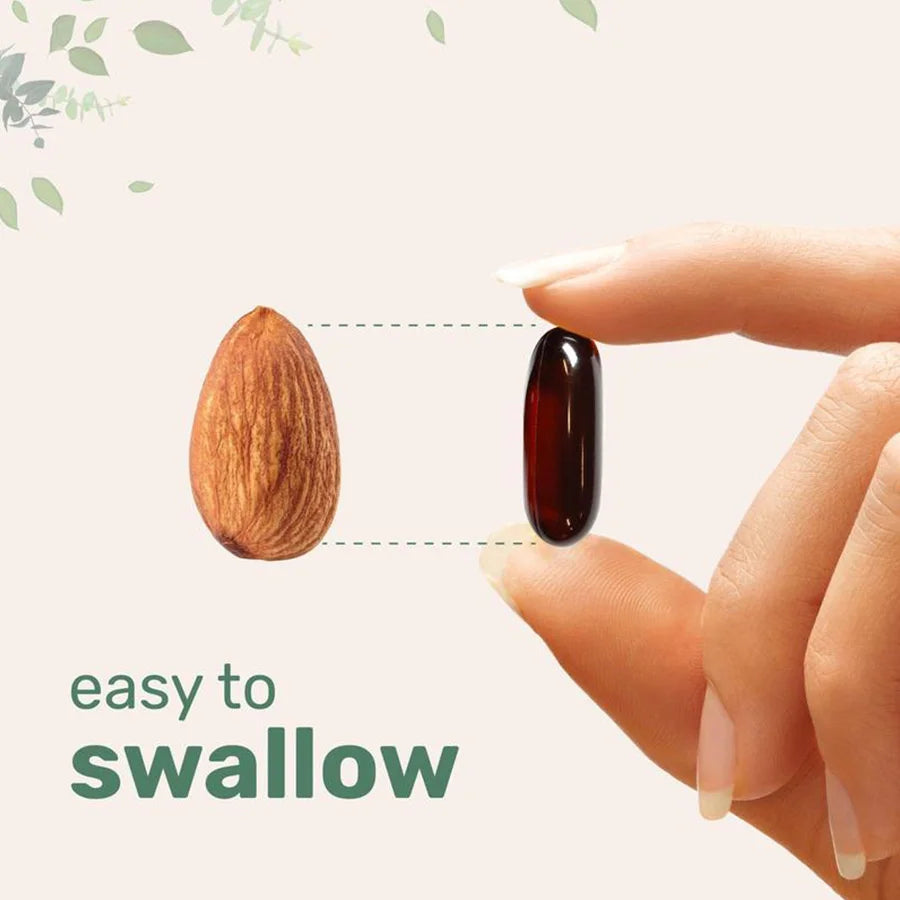 Hair Balance Softgels — Aceite de Semilla de Calabaza + Saw Palmetto