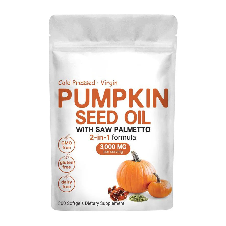Hair Balance Softgels — Aceite de Semilla de Calabaza + Saw Palmetto