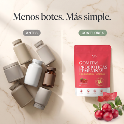 Florea — Probiótico Femenino con Cranberry