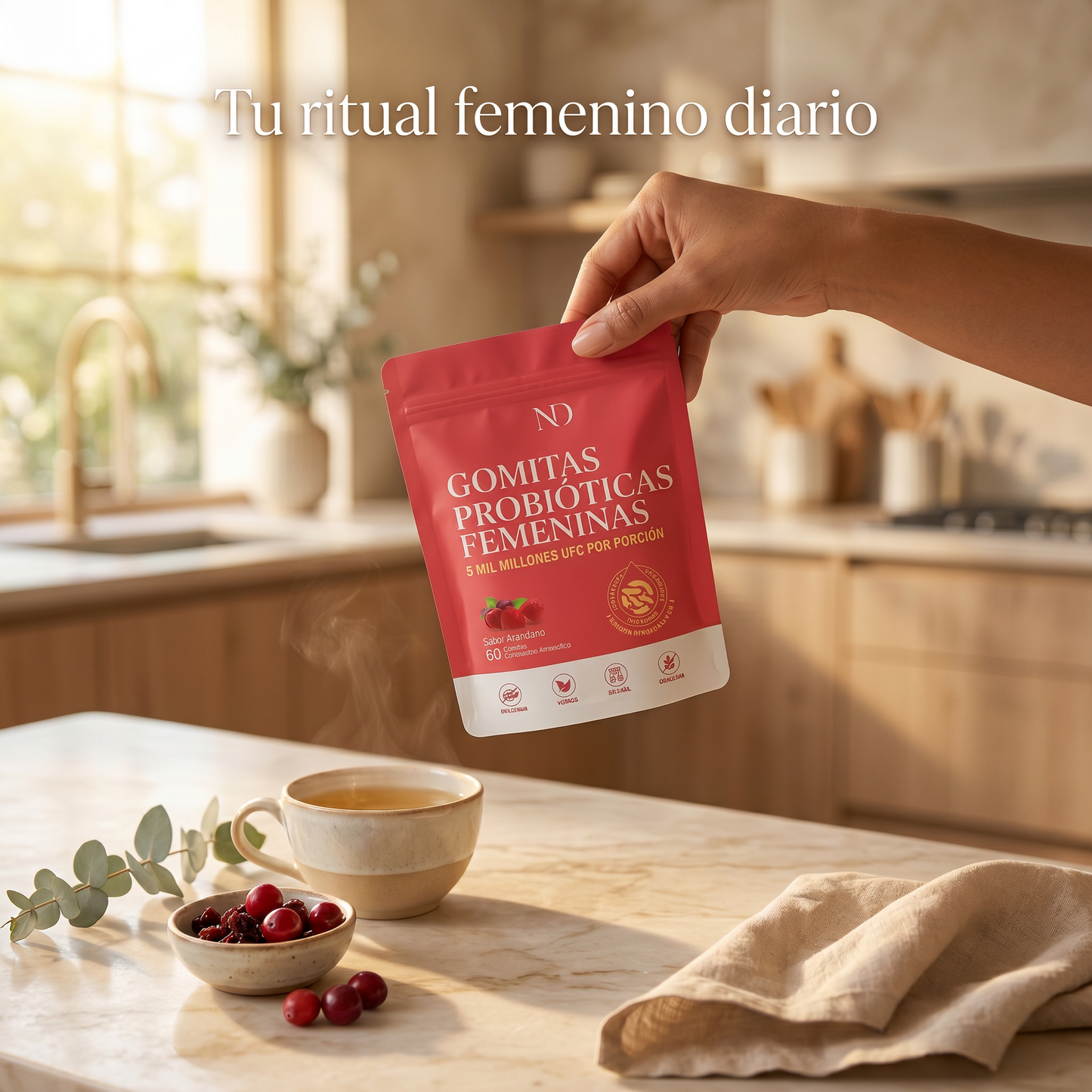 Florea — Probiótico Femenino con Cranberry