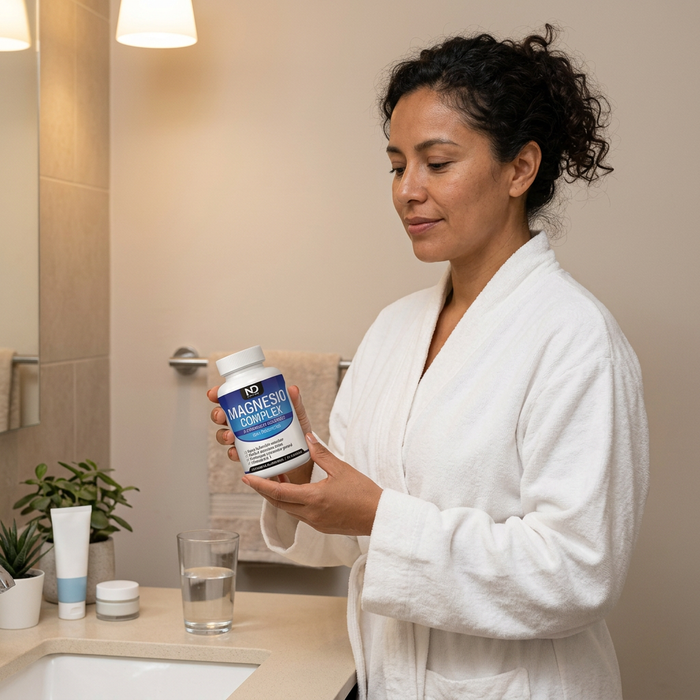 Customer holding product