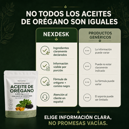 NEXDESK OREGANO BALANCE